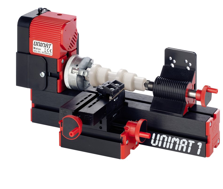 UNIMAT 1 Drehbank mit Kunststoffteil
