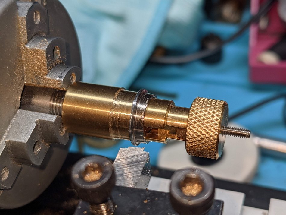 MetalLine lathe application, making a metall wheel